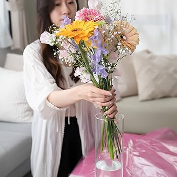 ❤️新品❤️おしゃれ ベニーズ ガラス フラワーベース 透明 40cm【5個セット】 楽天市場】ガラス花瓶 おしゃれ 人気 フラワーベース 花器 花瓶